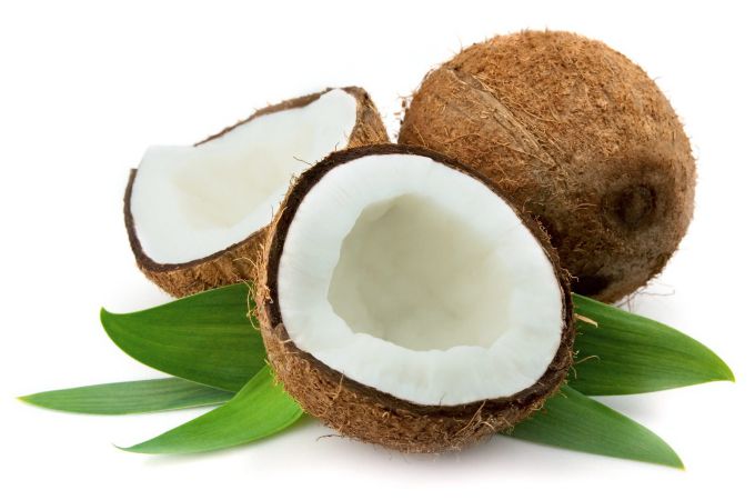 fresh coconuts